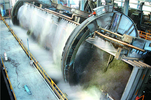 卸料翻車(chē)機(jī)干霧抑塵案例