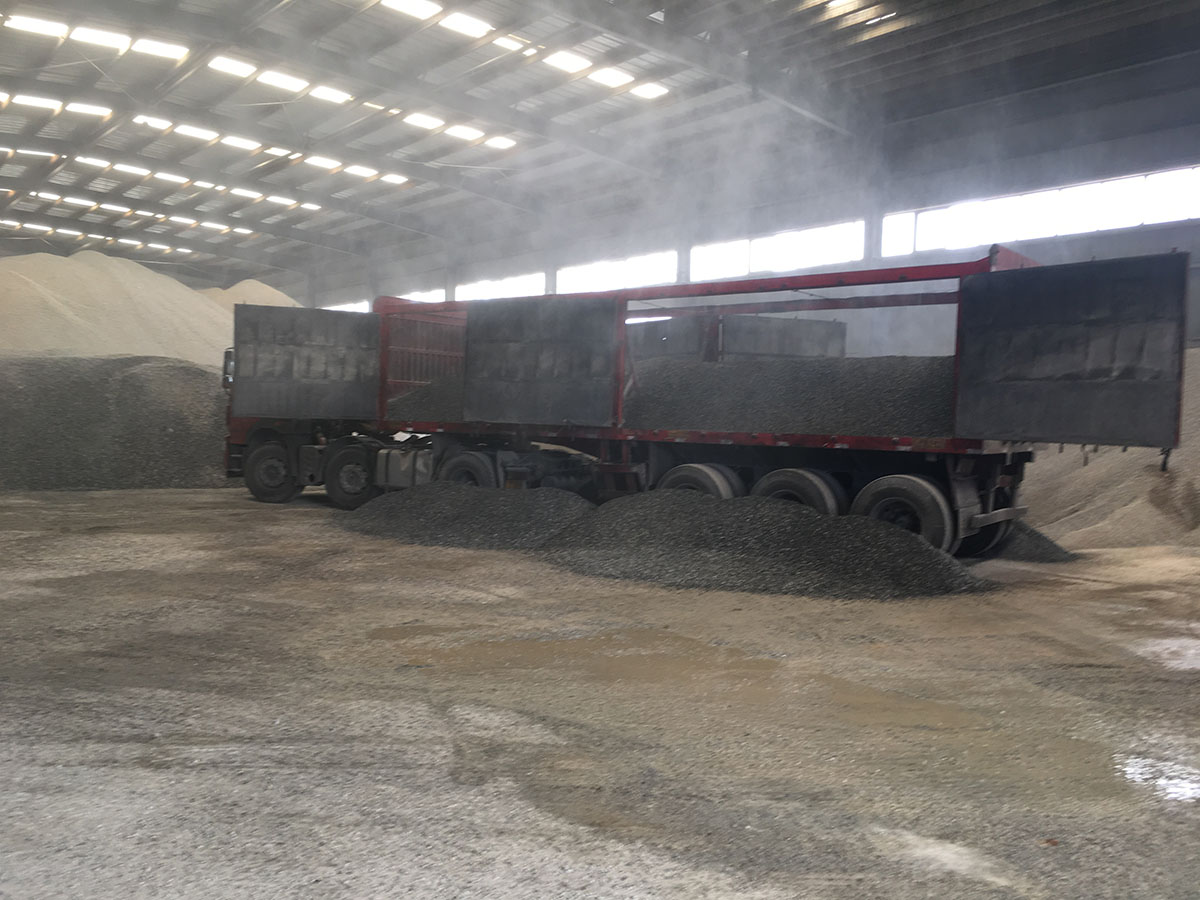 除塵霧炮工作現(xiàn)場(chǎng)